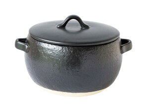 一人用炊飯鍋(黒釉)