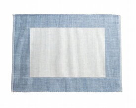 ランチョンマット（ブルー）[テーブルマット ランチマット コットン 綿 ナチュラル ]