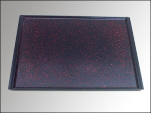 尺5珠敷盆 朱タタキ 長角 おしゃれ 丈夫 すべらない お盆 大きい キッチントレイ キッチントレー カフェ カフェトレー トレイ キッチントレイ カフェトレイ おしゃれ ランチトレー ランチョ