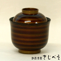 Amazon.co.jp: 漆器 蓋付き吸物椀 蒔絵 和食器 汁椀 蔦から草