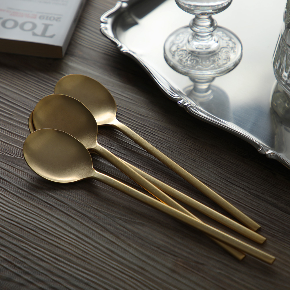 安城鍮器 韓国 スプーン 箸 スッカラ 真鍮 今季ブランド - 工芸品