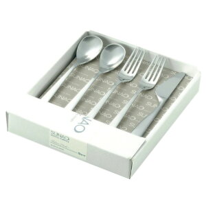 SUNAO ブランチ5ピースセット バタースプレーター1本 ケーキフォーク ティースプーン各2本ずつ オールステンレス 燕三条 燕振興工業 graf 食洗器対応 18-8ステンレス カトラリー