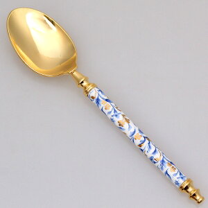 4本以上で送料無料 ブルーベット コーヒースプーン 日本製 ゴールド ステンレス 陶器 おしゃれ エレガント スプーン 【メール便可】
