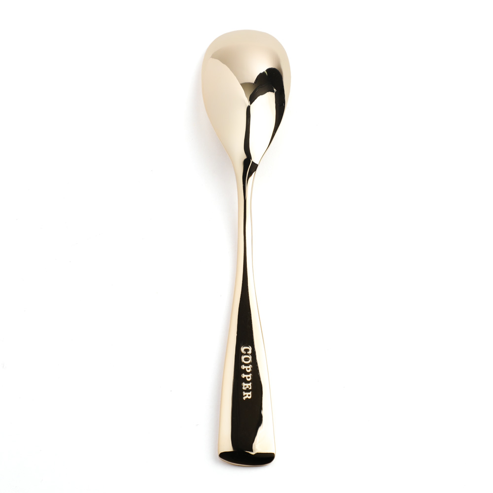 【名入れ可】COPPER the cutlery Gold mirror アイススプーン バターナイフ2本セット カパーザカトラリー ゴールドミラー  | 京都匙亀