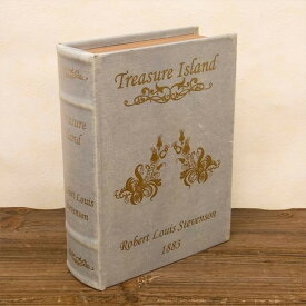 小物入れ シークレットボックス 本型 ビンテージ 収納 収納ボックス / ヒストリーノーベル L / Treasure Island