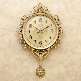 掛時計 壁掛け時計 振り子時計 ペンデュラム ウォールクロック インテリア デザインクロック H500GNY