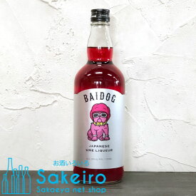 BAIDOG バイドッグ ジャパニーズ ウメリキュール 28％ 720ml 梅リキュール