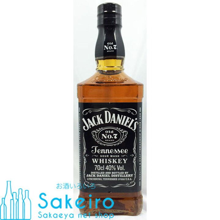 楽天市場】ジャック ダニエル ブラック（Old No.7）40％ 700ml 