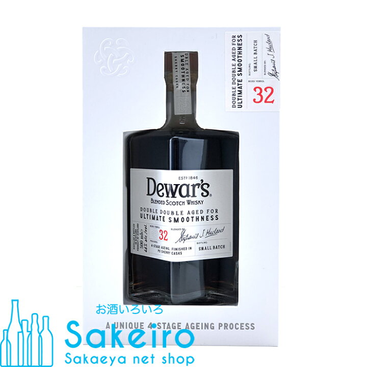 楽天市場】デュワーズ ダブルダブル 32年 46％ 500ml（正規品 