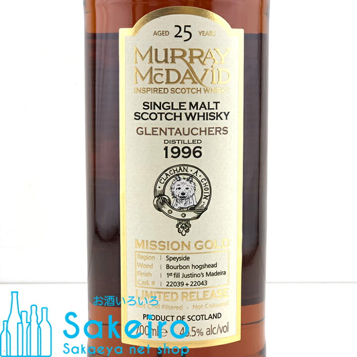 楽天市場】グレントファース 1996 25年 45.5% 700ml マーレイ・マク 