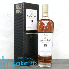 マッカラン シェリーオーク 18年 2023リリース 43％ 700ml[ウイスキー][御歳暮 贈り物 御礼 母の日 父の日 御中元]