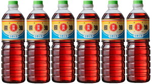 鹿児島の醤油 天文館のお?油屋さん デコー 薄口しょうゆ(からくち) 1リットル6本セット