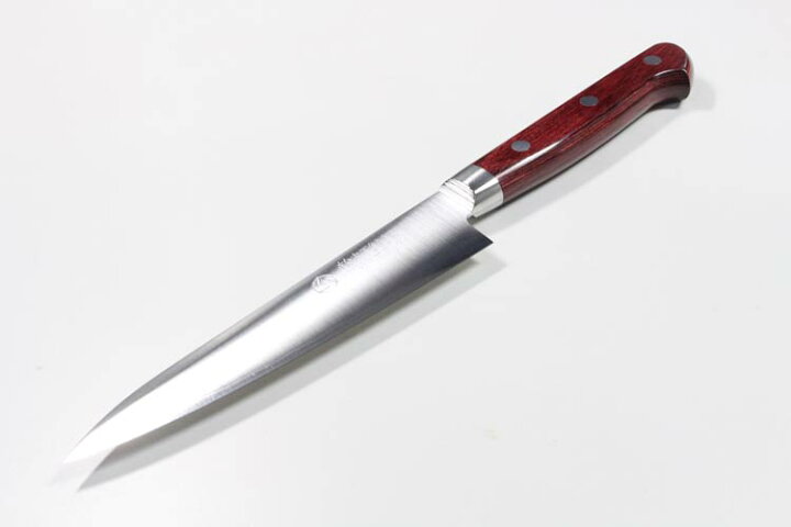 楽天市場】高村刃物製作所 鍔付スーパーゴールド ペティナイフ 130mm 