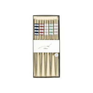 箸・5膳セット ギフトセット マレット 5膳組 箸 お箸 来客箸 箱入り 5膳 五膳 箸セット 家族用 来客用 色違い 5本セット 5人用 結婚祝い 食洗機対応 ギフト プレゼント 贈り物 祝い 実用的 食洗