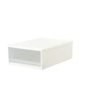 収納ケース 1段 ストラ53−Sクローゼット用 ホワイトC JEJアステージ 引出しケース 引出し収納 奥行53cm 収納ボックス 衣装ケース 衣装ボックス 押し入れ収納 衣類収納ケース 衣類収納ボックス