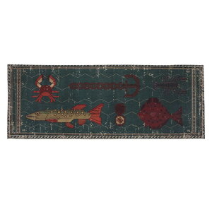 DULTON �_���g�� ���փ}�b�g ���� �}�b�g BOTANY FISH Whale 50x80cm 45x120cm