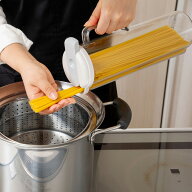 【ランキング1位】 パスタケース おしゃれ イノマタ化学 パスタストッカー アイボリー #1212 パスタ 保存…