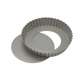 貝印 Kai House SELECT 底取式タルト型 15cm 鉄(フッ素樹脂塗膜加工) #000DL6150 底取れる タルト 型 日本製 おしゃれ シンプル 製菓用品 手作り 誕生日 バレンタイン 母の日 おすすめ 時短 簡単 便利 人気