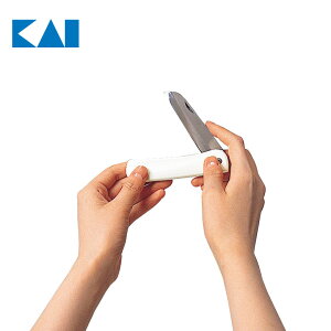 Kai Kitchen 折り込みフルーツナイフ ナイフ フルーツナイフ アウトドア 便利 包丁 小型 携帯 持ち歩き