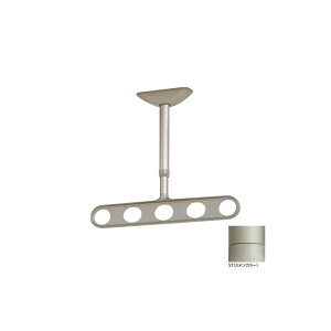 川口技研 ホスクリーン 屋外軒天用物干 ものほし ZA-0445-ST ステンカラー ZA型 38-45cm 屋外用 高さ調整 2段階