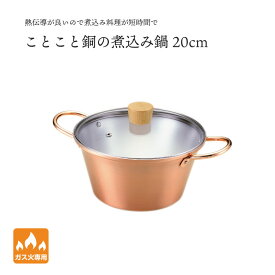 田辺金具 ことこと銅の煮込み鍋 20cm