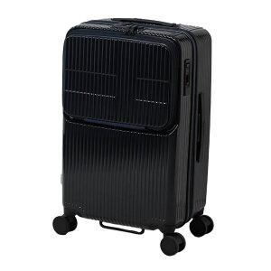 innovator スーツケース トップオープン 62L 出張 旅行 4泊 5泊 6泊 海外旅行 ノートパソコン ポケット 収納 TSAロック オシャレ 北欧 EXTREME 鏡面 ストッパー 消音双輪キャスター 旅行 シンプル