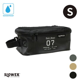 SLOWER スロウワー 収納 ハングストック メッシュブロック S 収納 ポーチ トラベルバッグ トラベル 旅行 ケース トラベルポーチ 防水 食器 水切り アウトドア BBQ キャンプ ジム スパ 銭湯 おしゃれ かっこいい 格好いい