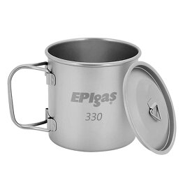 EPIgas シングル チタンマグ カバーセット アウトドア 登山 キャンプ 山登り シンプル 使いやすい クッカー 調理