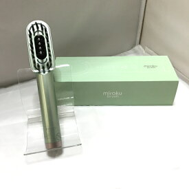 【中古】ハッコーMiroku Brush ミクロブラシ 電動頭皮ブラシ 美顔 フェイスケア HK0369 [jgg]