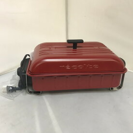 【中古】recolte HOME BBQ レコルト ホームバーベキュー RBQ-1 レッド [jgg]