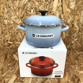 【中古】LE CREUSET ホーロー鍋 キャセロール 20cm [jgg]