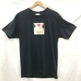 【中古】Supreme 半袖 Tシャツ ネックレスプリント ブラック Mサイズ [jgg]