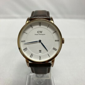 【中古】Daniel Wellington ユニセックス 腕時計 B38R2 クオーツ SS レザー [jgg]