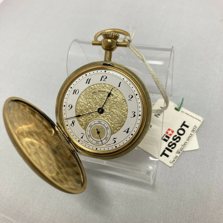 楽天市場】TISSOT 懐中時計 T83.4.400.72 手巻き ゴールド [jgg]【中古 