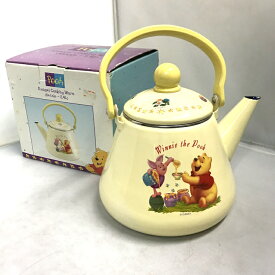 【中古】Disney くまのプーさん ホーローケトル 2.4L [jgg]