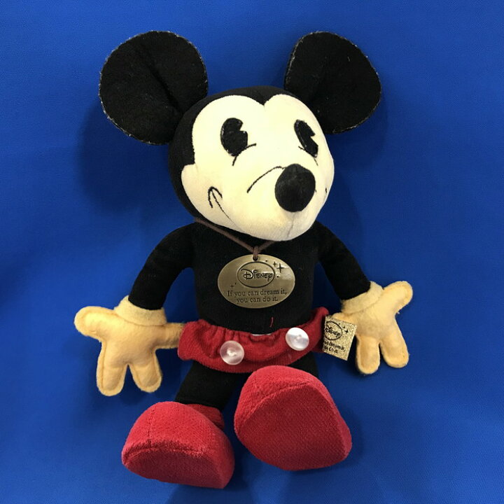 楽天市場】Disney ミッキーマウス レトロ風 ぬいぐるみ [jgg]【中古  