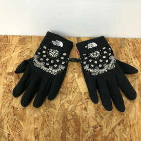 Supreme × THE NORTH FACE 14AW バンダナ ETIP グローブ NN61444 ブラック 表記サイズ：S [jgg]【中古】