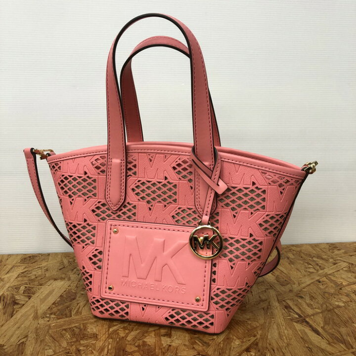 楽天市場】MICHAEL KORS 3WAYショルダーバッグ メッシュ ピンク ポーチ 