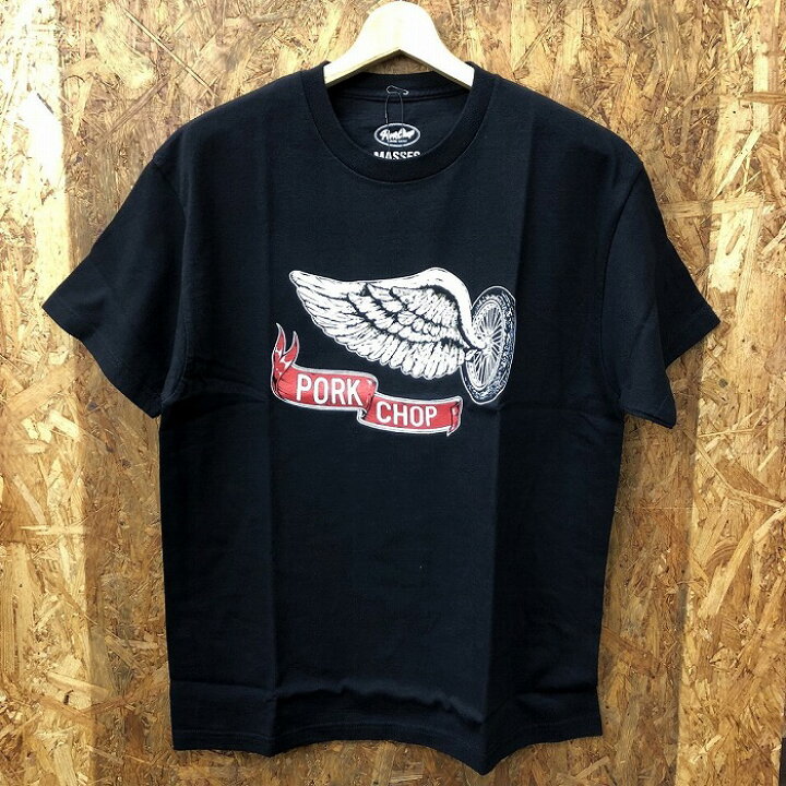楽天市場】MASSES PORKCHOP メンズ Tシャツ ブラック 表記サイズ：L 