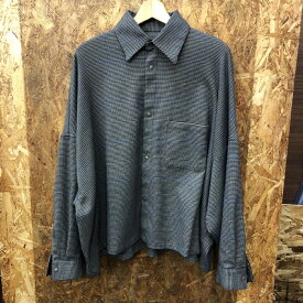 エレファントトライバルファブリックス シャツ ジャケット ブラウン チェック柄 千鳥柄 表記サイズM [jgg]【中古】