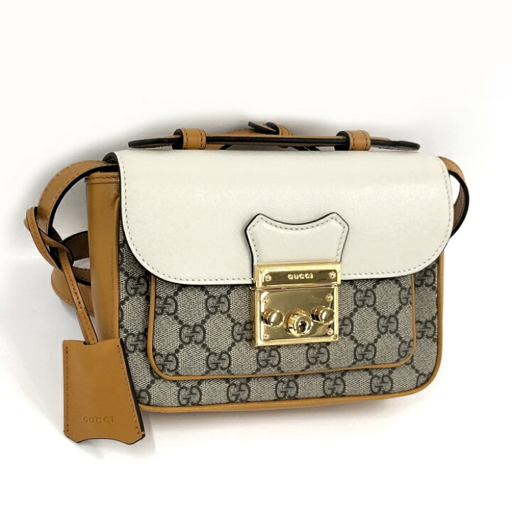楽天市場】【中古】GUCCI パドロック 2WAY ショルダーバッグ GG 