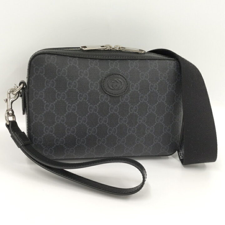 楽天市場】【中古】GUCCI インターロッキングG付き ショルダーバッグ 