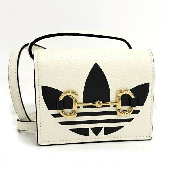 楽天市場】GUCCI adidas コラボ ショルダーウォレット ホースビット  