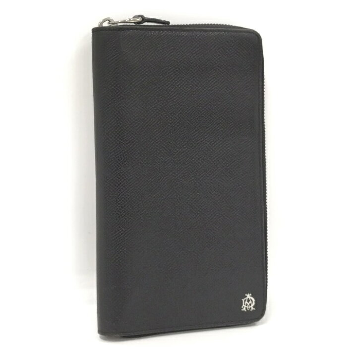 楽天市場】DUNHILL オーガナイザー 長財布 ブラック レザー【中古  