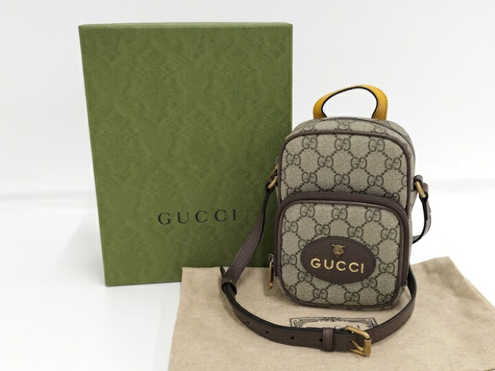 楽天市場】GUCCI ネオ ヴィンテージ ショルダーバッグ タイガーヘッド  
