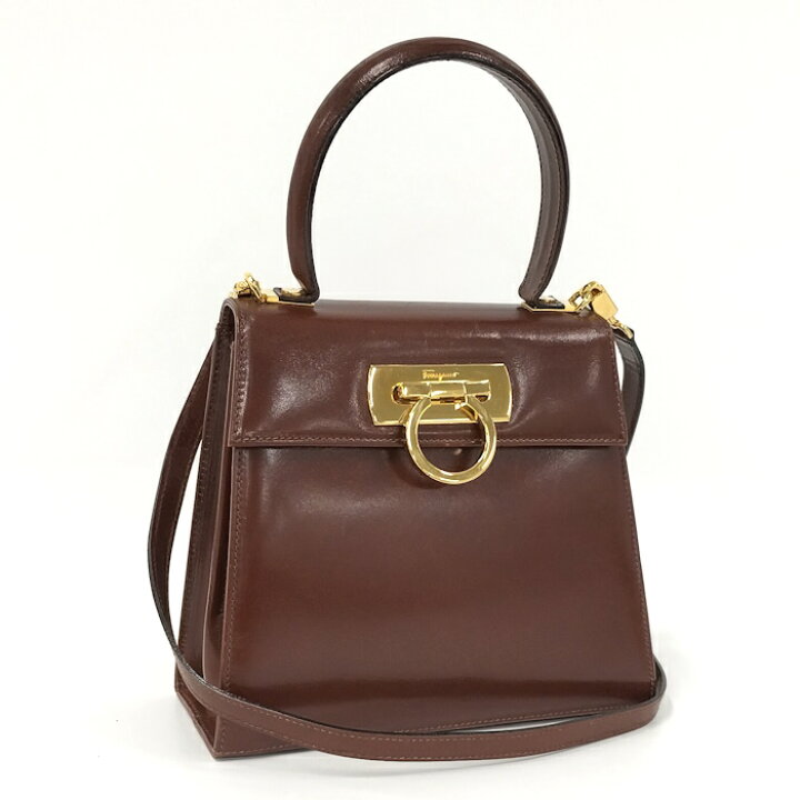 楽天市場】Salvatore Ferragamo ショルダーバッグ 2WAY レザー 