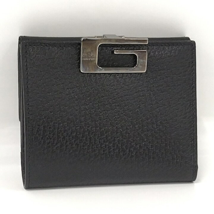 楽天市場】GUCCI 二つ折り財布 レザー ブラック 035 2149 2094【中古 