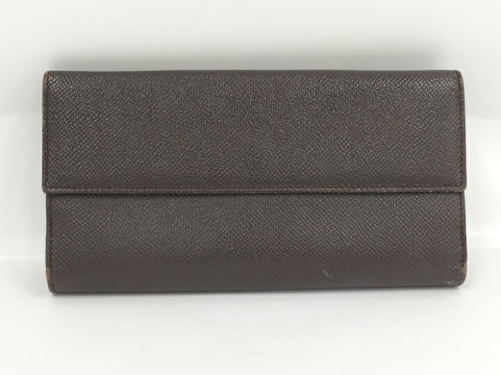 楽天市場】BVLGARI 三つ折り長財布 クラシコ レザー ブラウン【中古  