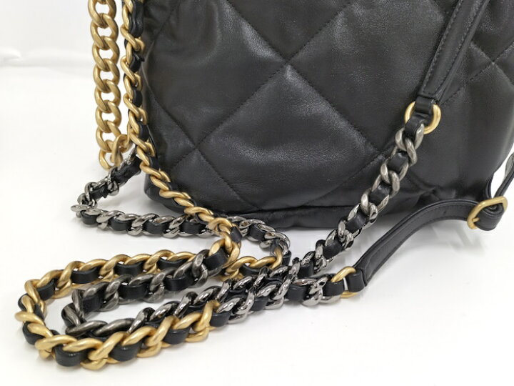 楽天市場】CHANEL マトラッセ バッックパック リュック シャネル19 