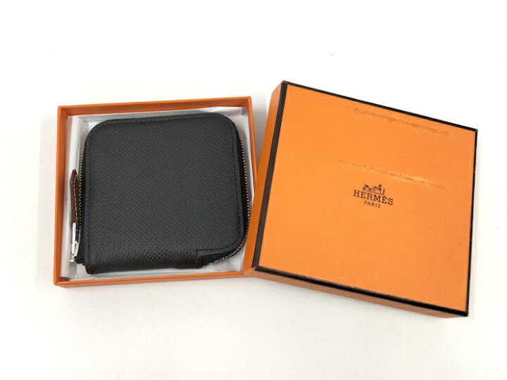 楽天市場】HERMES アザップコンパクトシルクイン ブラック Z刻印【中古